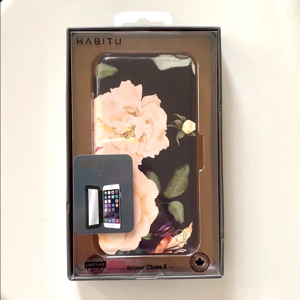 *NEW* iPhone 10/ iPhone X case with Mirror and Cover